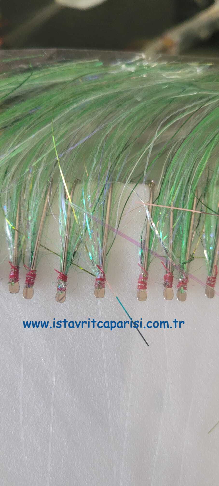 çinekop çapari, lüfer çapari, sarıkanat çapari, palamut çapari, tırsı çapari, 25 iğneli çapari, simli çapari takımı, beyaz sim çapari, yeşil sim çapari, turuncu sim çapari