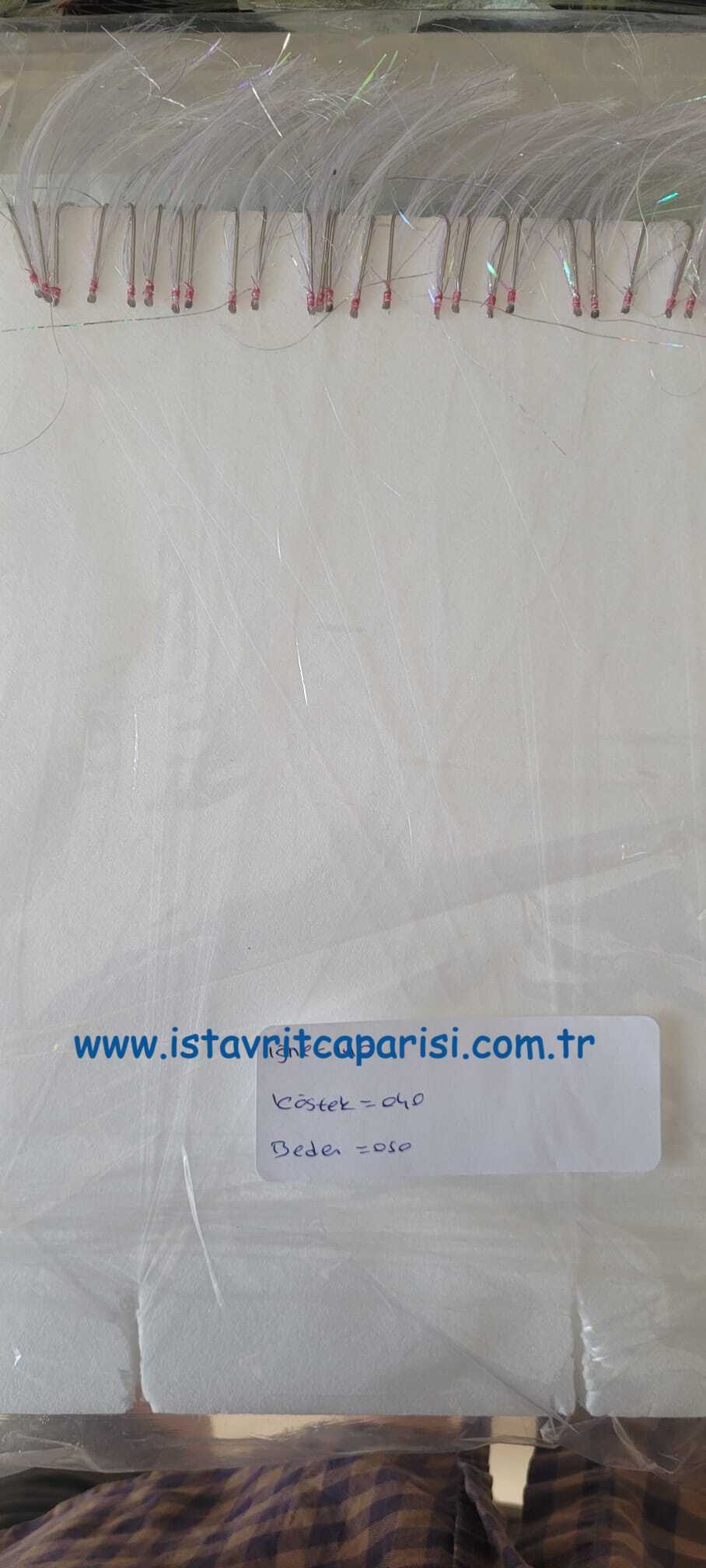 çinekop çapari, lüfer çapari, sarıkanat çapari, palamut çapari, tırsı çapari, 25 iğneli çapari, simli çapari takımı, beyaz sim çapari, yeşil sim çapari, turuncu sim çapari, horoz tüylü çapari, dalyan oltaçılık çapari, 0.50 ana beden çapari, 0.40 köstek çapari,